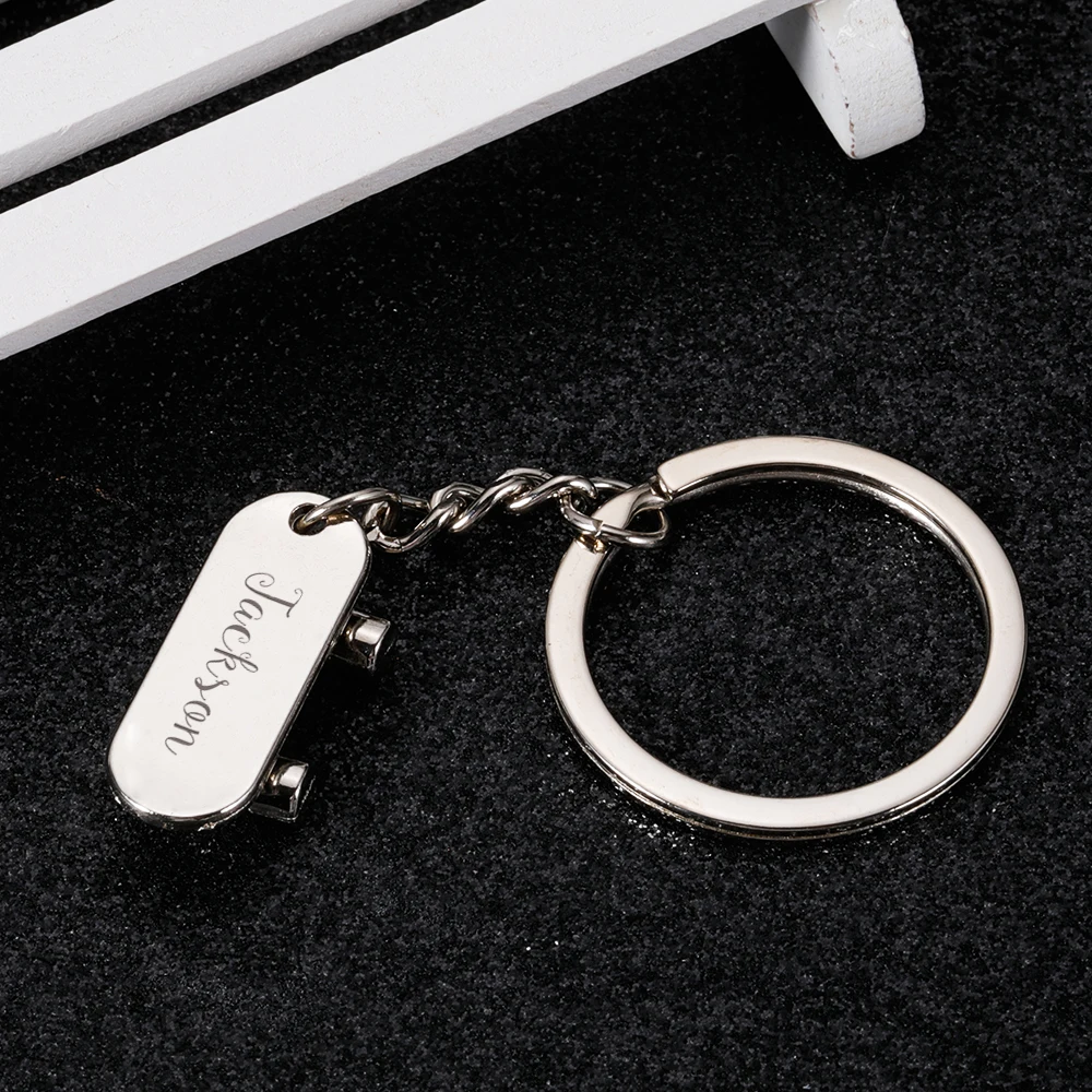 Индивидуальное название брелок для скутера новинка повседневный металлический