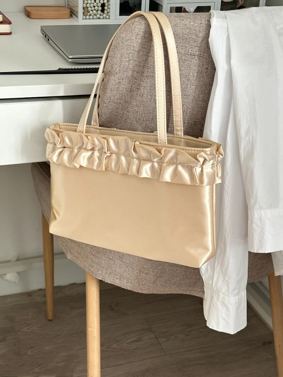 Женская атласная кружевная сумка Миягава под подмышек новинка 2024 для поездок