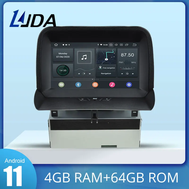 

LJDA Android 11 Car DVD Player For FORD TOURNEO 2013-2016 GPS Navigation 2 Din Car Radio Multimedia WIFI Stereo DSP 4G+64G