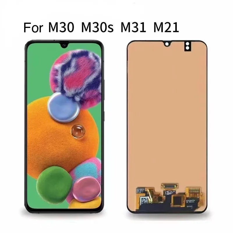 

OLED No Frame For Samsung Galaxy M21 M31 M30 M30s LCD Screen Display Touch Digitizer For Samsung M215 M315 M305 M307 LCD Display
