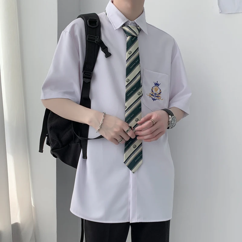 Японский Корейский студенческий православный DK комплект из 2 предметов белая