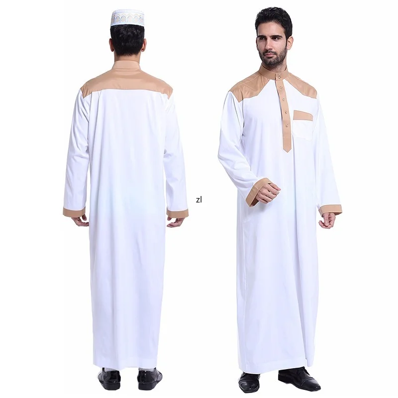 2022 Jubba Thobe Muslim men clothing arabic thobe Thawb Caftan saudi thobe for men islamic clothing men dubai turkish kaftan
