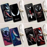 phone case for samsung galaxy a32 a33 a31 a23 a22 a21s a13 a12 a11 a03 a02 01 silicone cases cover marvel venom logo horro face