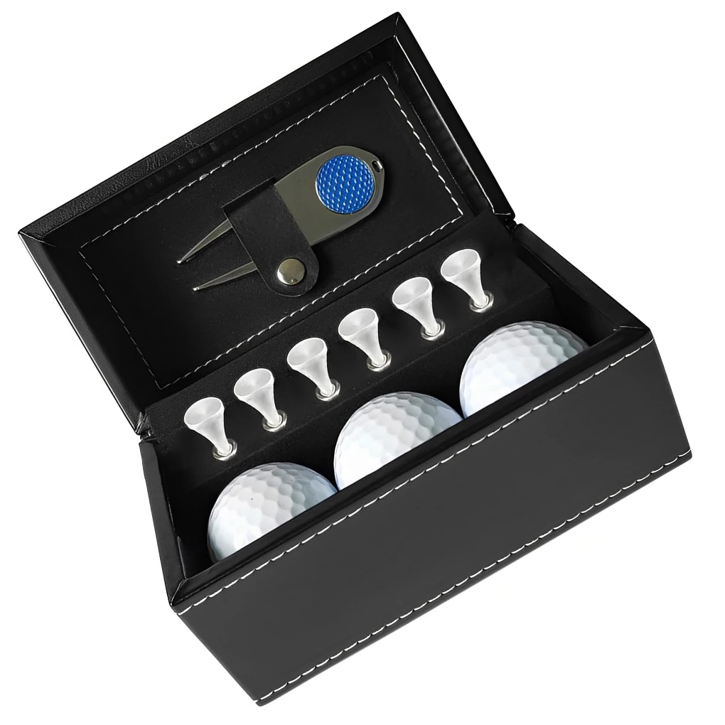 

Wear-resistant Portable Golf Accessories Gift Box Golf Hat Clip Golf Ball