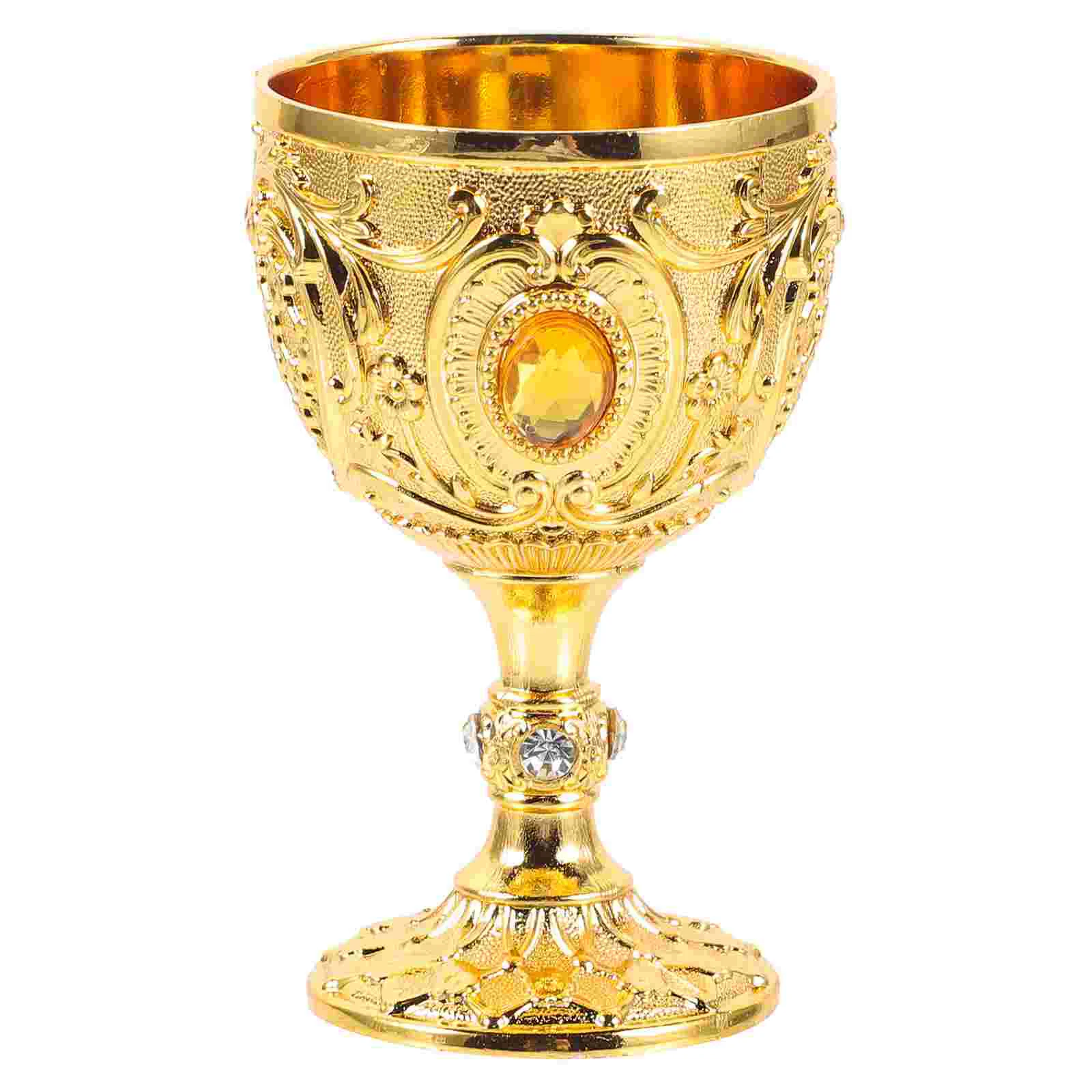 Shot Glass Европейская элитная чашка 30 мл Белые ретро (золотые) Дорожные чашки Святая