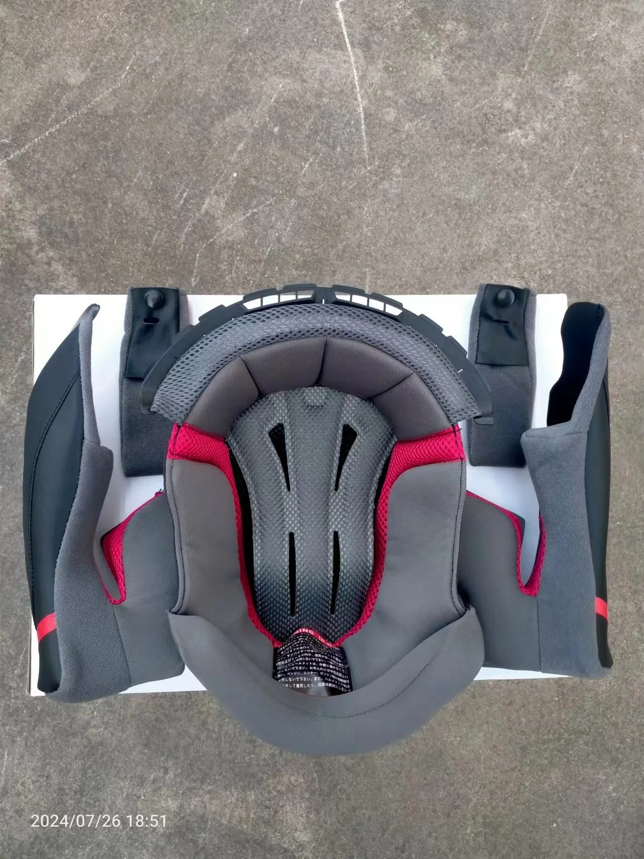 Подкладка X14 для мотоциклетного шлема Регулировка размера специальная подкладка