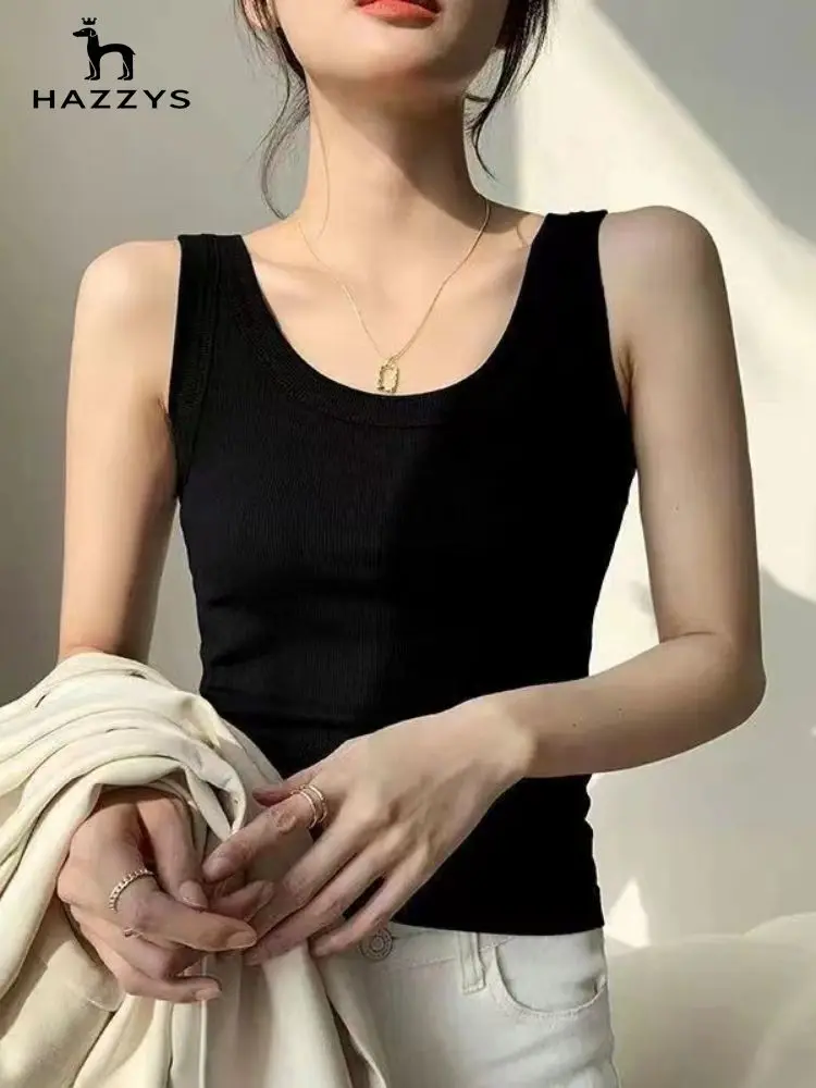 

Майка Женская Базовая без рукавов, пикантная Повседневная однотонная Модная рубашка с резьбой на лямках, белый базовый топ, 8 цветов, на лето