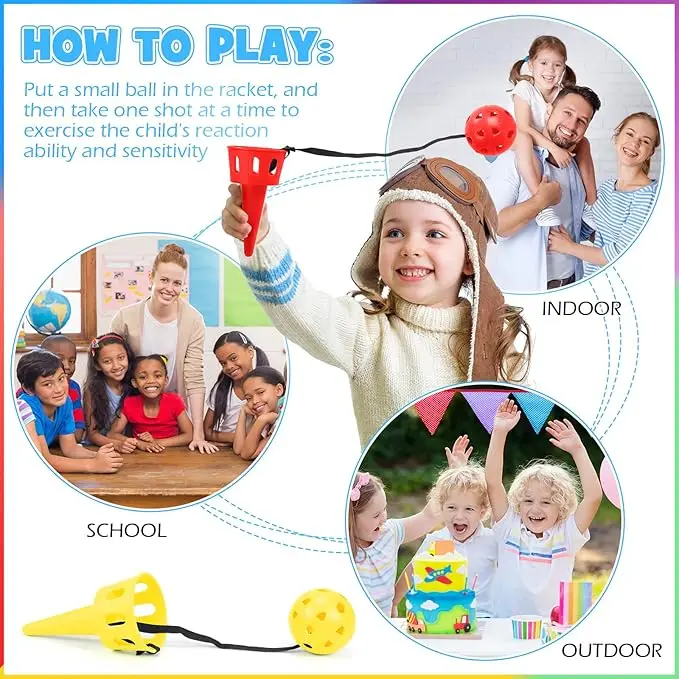 Набор мячей для ловли из 6 предметов — спортивная игра с шаром: классическая