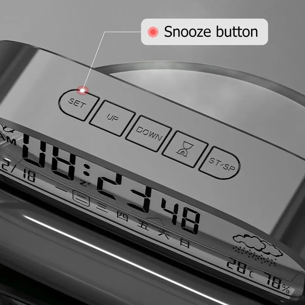 Многофункциональный электронный будильник светодиодные цифровые электронные