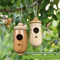 outside wooden hummingbird house feeder birdhouse hanging swing hummingbird for wren swallow sparrow houses hummingbird