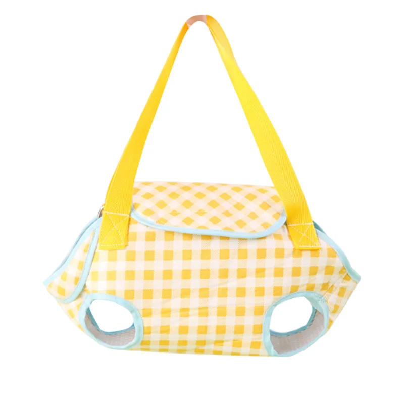 Портативная диагональная сумка-переноска для домашних животных с четырьмя