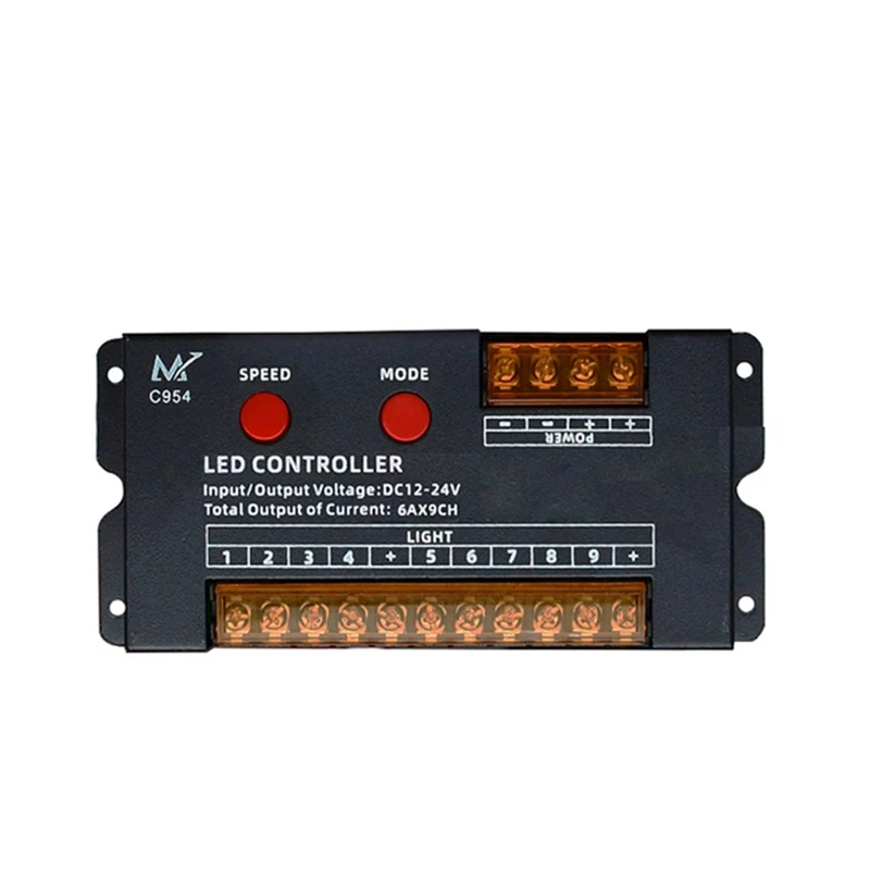 12 В 24 постоянного тока 9 каналов отдельная светодиодная лента контроллер взрыв