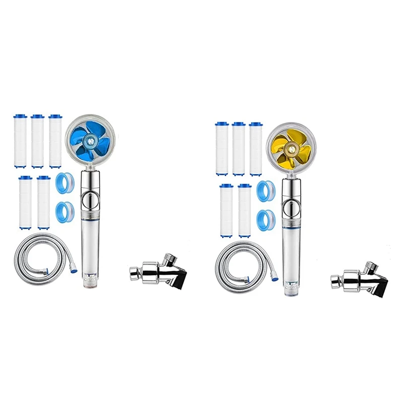 

Handheld Turbo Fan High Pressure Shower High Pressure Fan Shower Rotating Shower Head Perfect For Water Saving