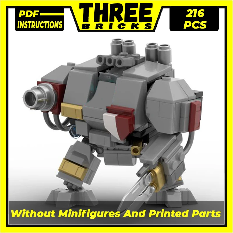 

Moc Building Bricks Military Model Hammer Battleship Mecha Technology Modular Blocks Gifts Toys For Children DIY Sets Assembly