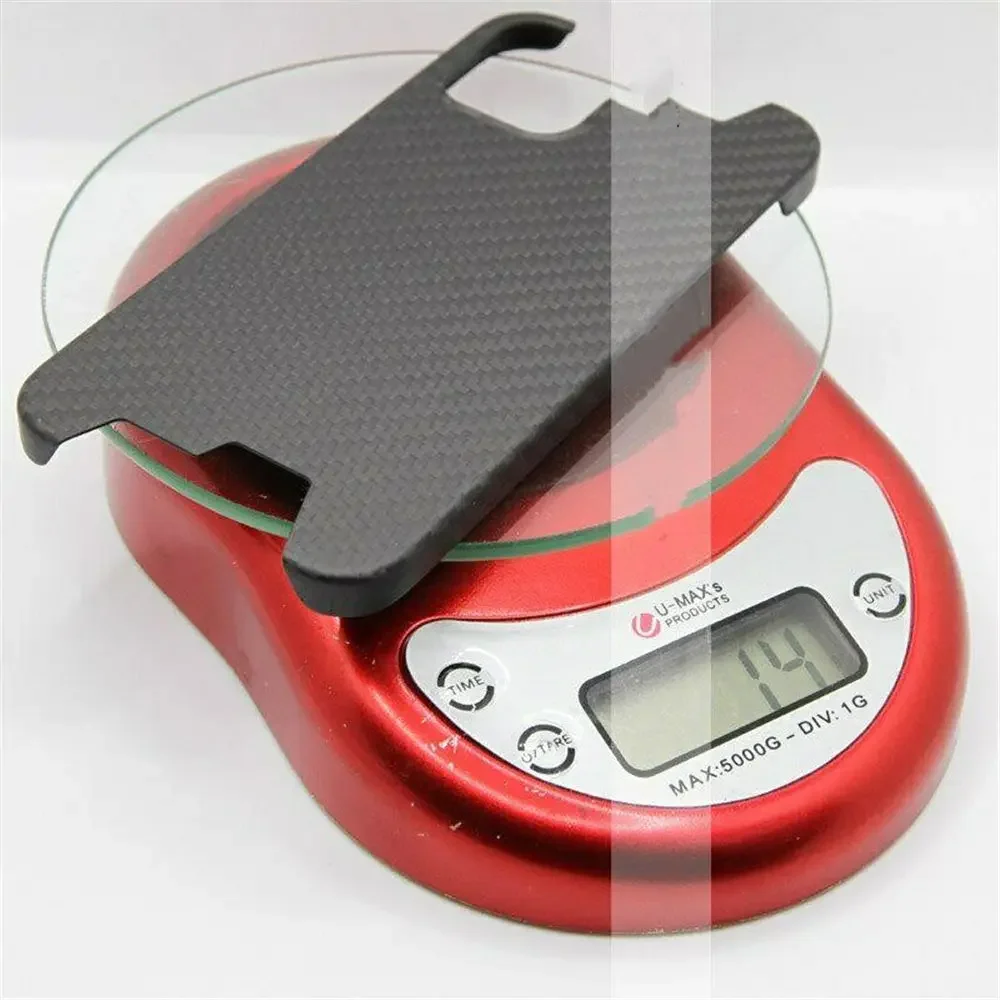 Тонкий чехол из 100% натурального углеродного волокна для iPhone 15 Pro Max 14 13 12 матовый