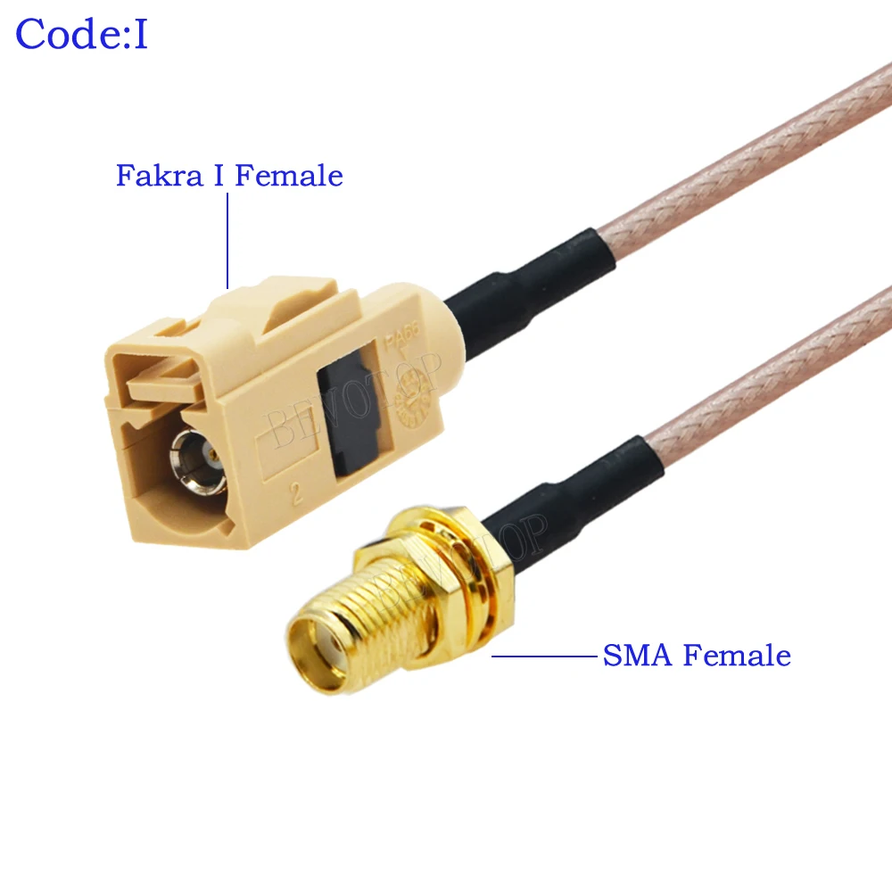 

BEVOTOP Fakra-SMA RG316 кабель 10см