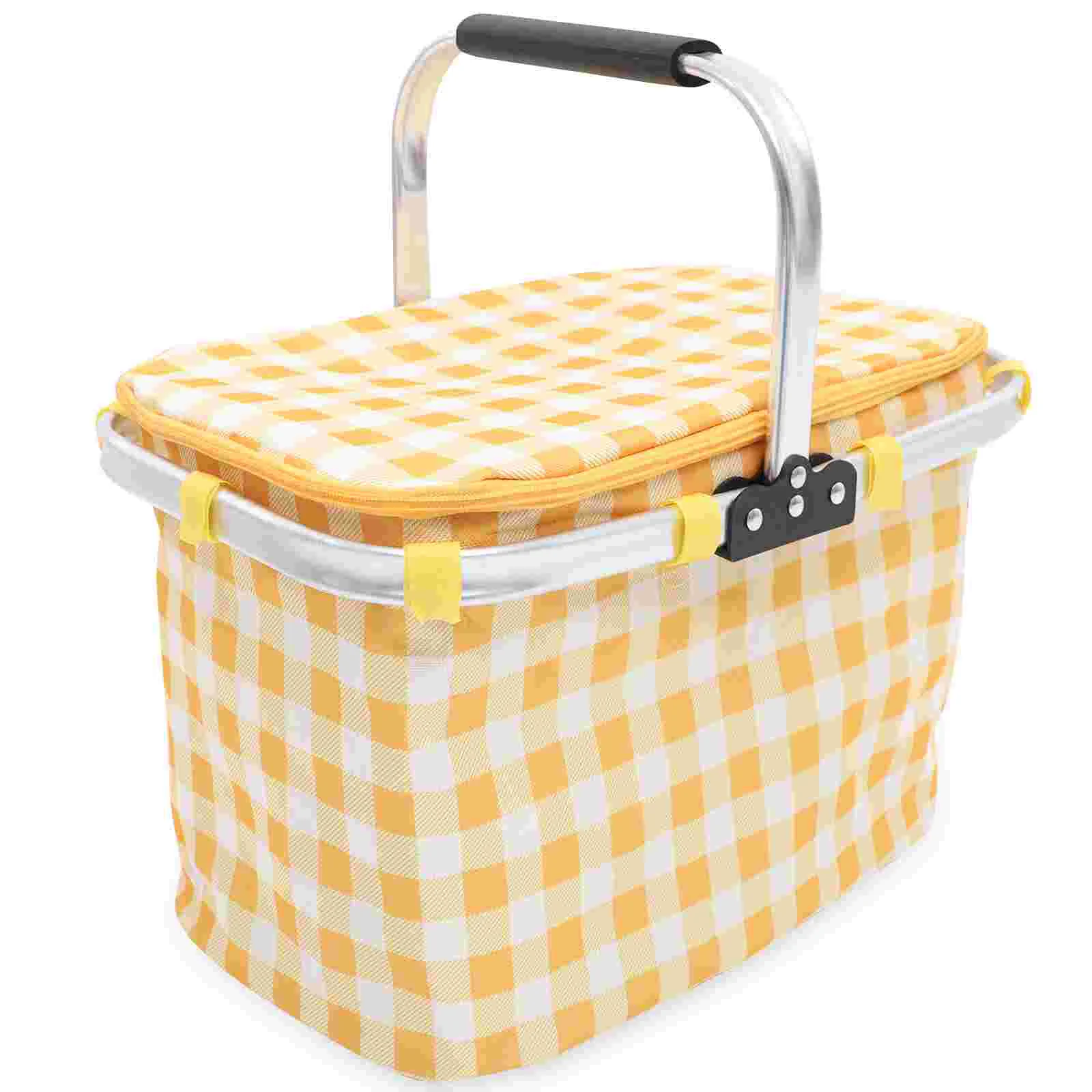 

Basket Storage Campingpicnic Baskets Candy Grocery Outdoor Bread Handle Sundries Box Serving Container Shopping Balcony
