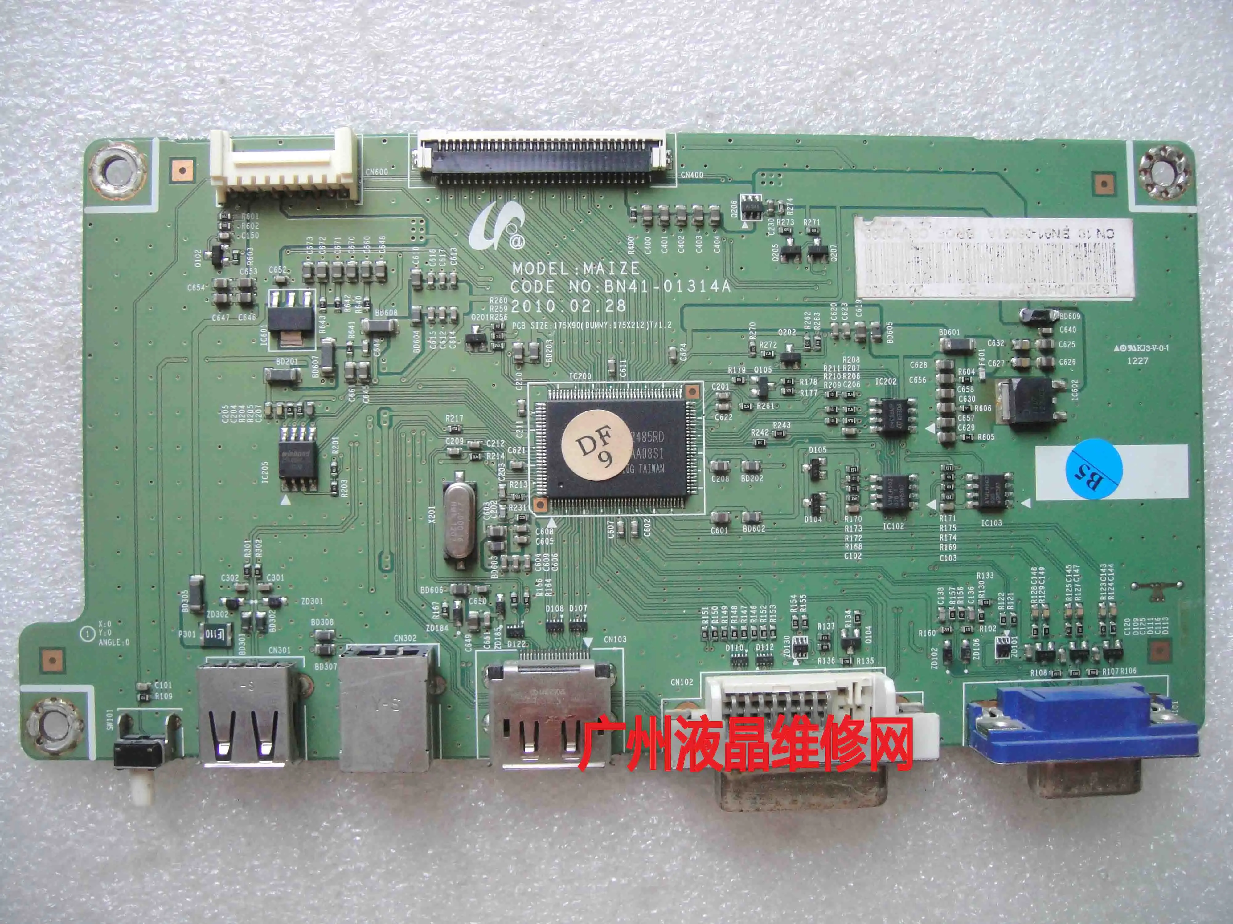 

Samsung LS23MUQHB/ZA LCD Driver Board SAMSUNG BN41-01314A Display Main Board