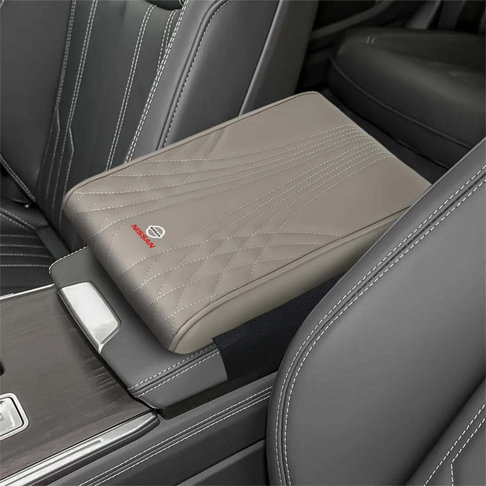 Украшение автомобиля подлокотник для центральной консоли коврики нескользящая