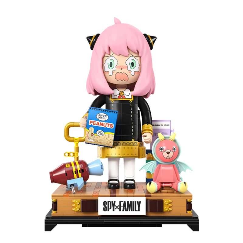 Шпионская серия строительных блоков × семья сменяющая лицо подделка аниме