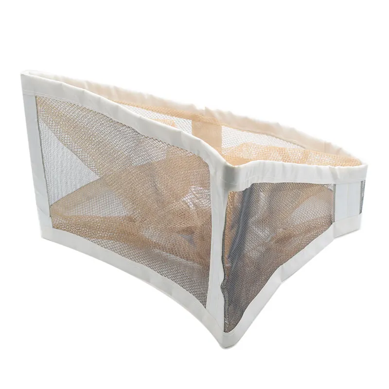 

Beekeeping Suits Protective Full Face Hat Fiber Beekeeper Tool Sting-Less Binding Square Folding Veil Net Tulle With Cap