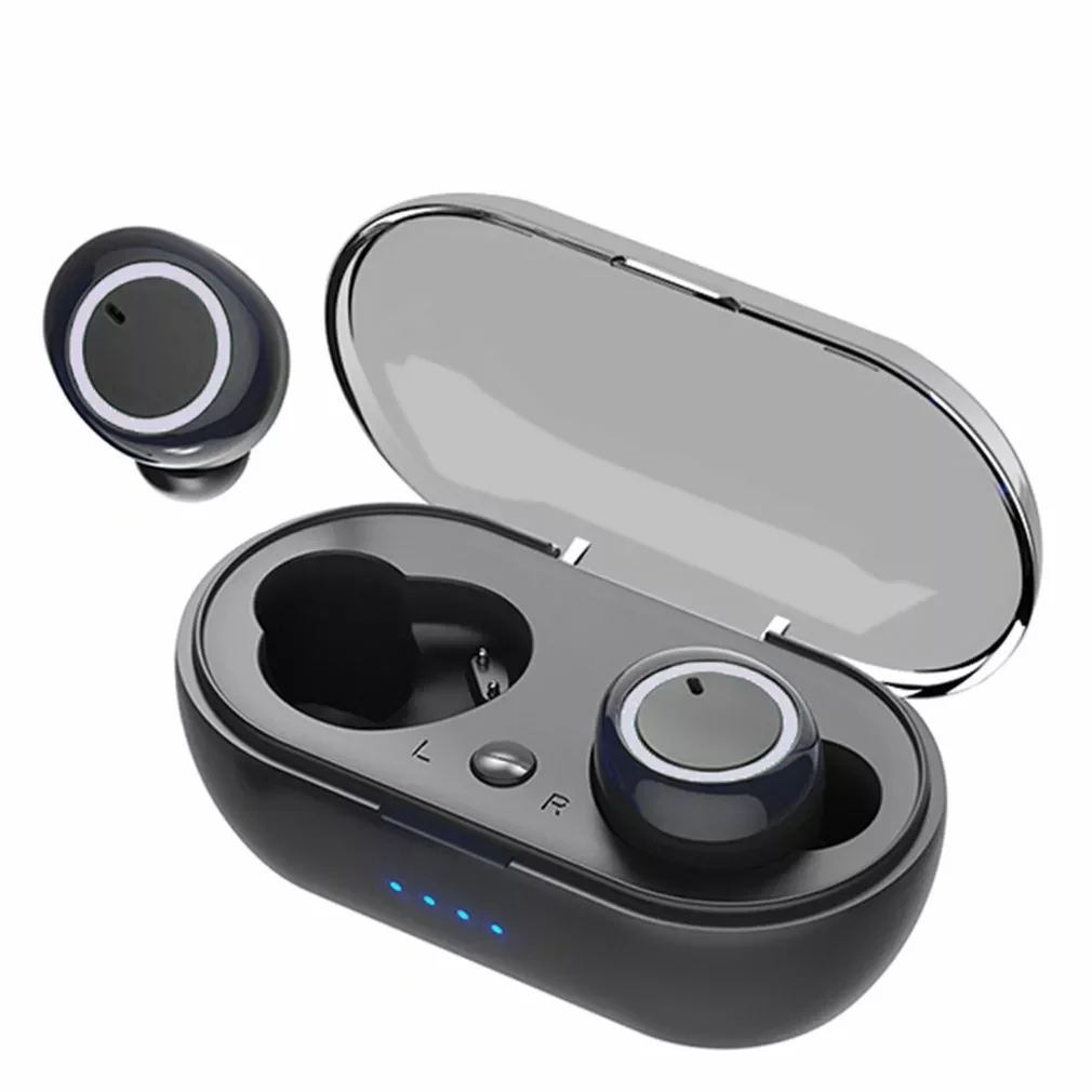 

Earbuds Mini In-Ear Wireless Touch Control Sport Headset Stereo Bass Microphone Music Earphones For Smartphones