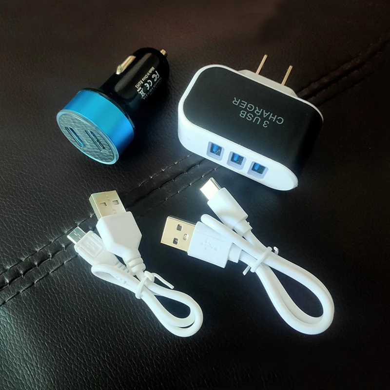 

1 шт., автомобильное зарядное устройство с двумя портами USB Type-c и цифровым дисплеем