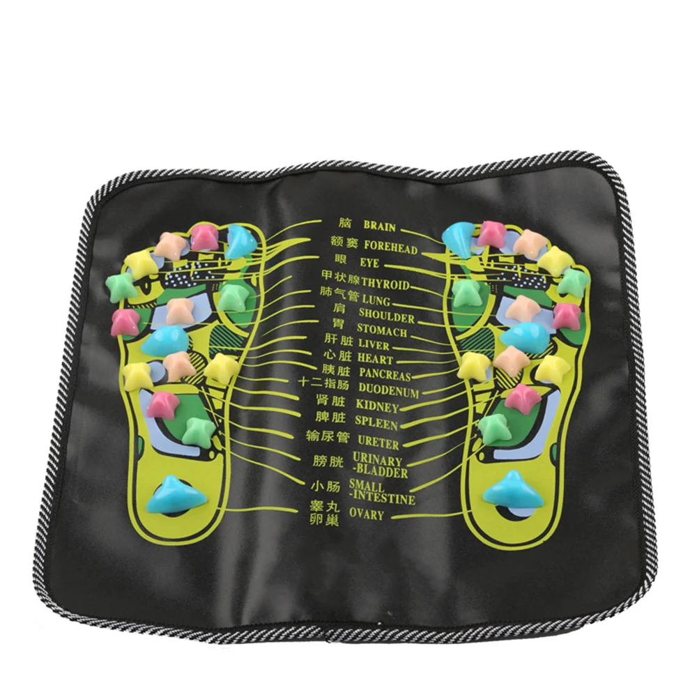 

Health Care Foot Acupressure Mat Pad massageador Walk Stone Foot Leg Pain Relieve Relief Walk Massager Mat Reflexology