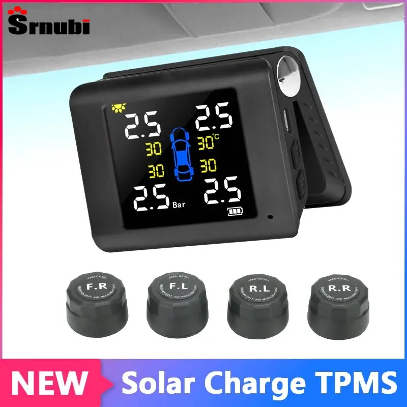 Беспроводная система контроля давления в шинах с солнечной батареей