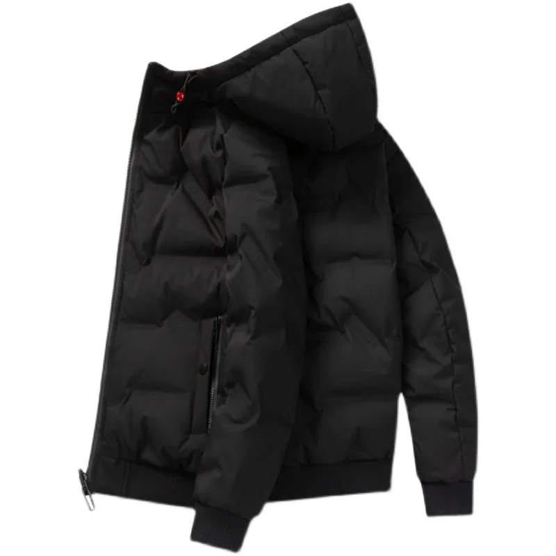 Winter mens down jacket two sides gloosy black and red color wear 90% white duck down down jacket casual fashion high quality