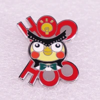 owl fashionable creative cartoon brooch lovely enamel badge clothing accessories