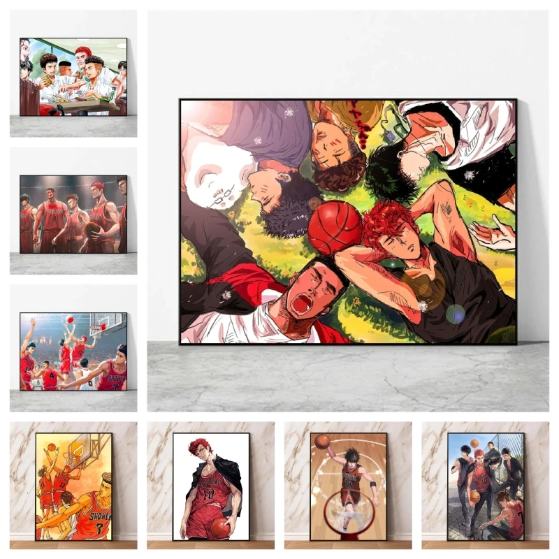 

Canvas Posters Slamdunk Classic Christmas Gifts Wall Decoration Modular Painting Hd Print Art Prints Decorative