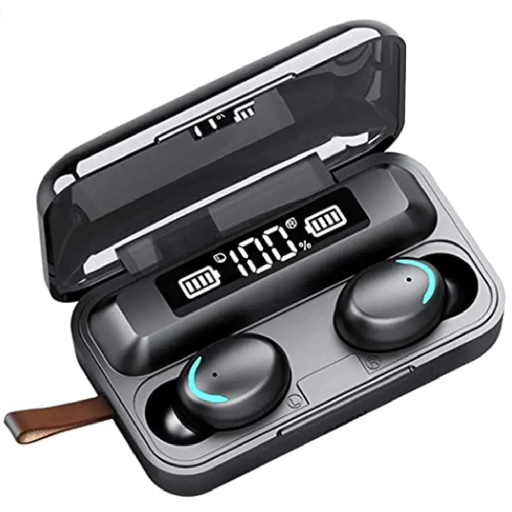 

F5-9TWS Earbuds Bluetooth-compatible 5.0 True Wireless Stereo Earphones In Ear Headphones Headset with Mic Charging Case