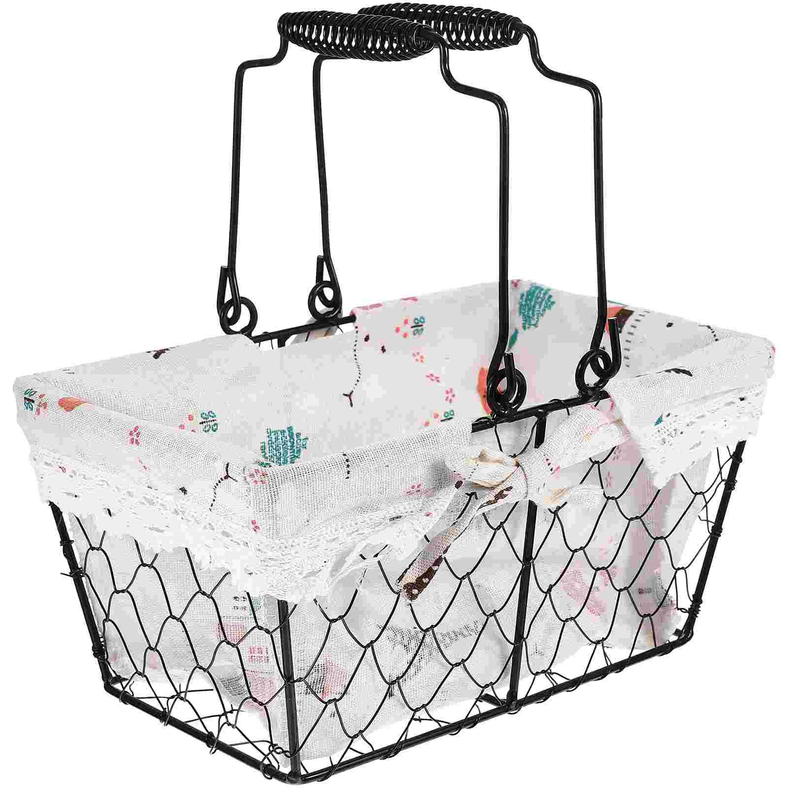 

Basket With Handle Egg Baskets Home Holder Chicken Wire Baskets Storage Basket Egg Storage Holder Home Storage Holder