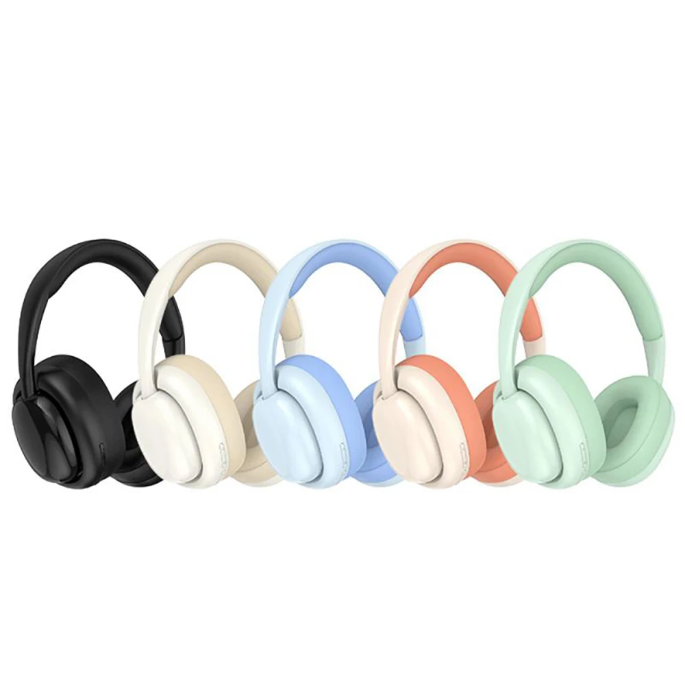 

New P7236 Wireless Earphones Bluetooth 5.1 Headworn Stereo Music HD Call Game Headset Noise Reduction With Mic Cotton Earmuffs