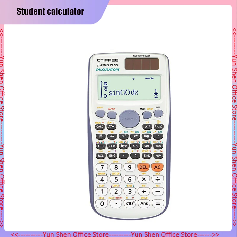 

Calculator For Fx-991es-plus Original Scientific Calculator 417functions For High School University Students Office Coin Battery