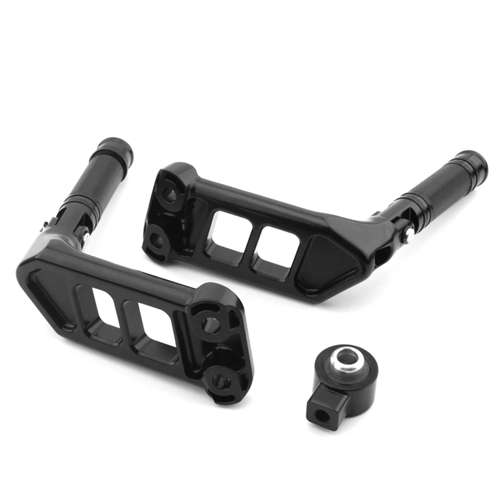 Комплект кронштейна подножки пассажира для Harley-Davidson V-Rod VRSCAW 2007 2008 алюминий черный