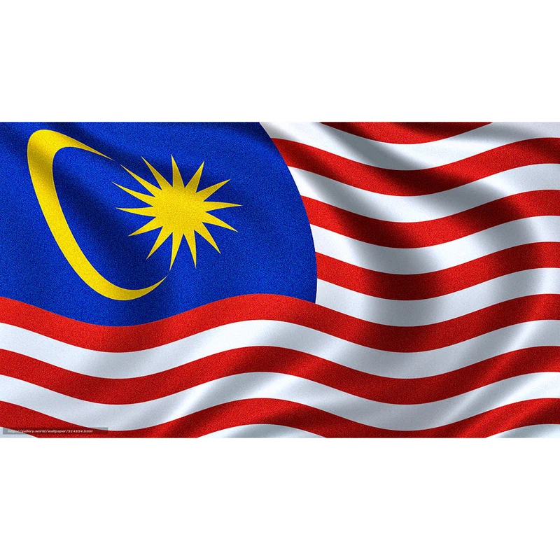 

60x90 см 90x150 см малазийский флаг MY MYS 2x3 фута/3x5 футов