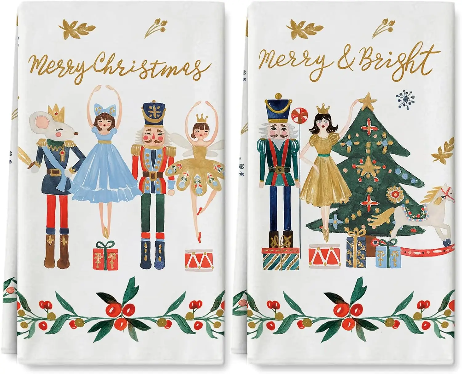 

Рождественский Щелкунчик кухонные полотенца из микрофибры