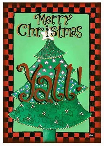 *НОВИНКА* Chesapeake Bay &quotMERRY CHRISTMAS Y&ampaposALL&quot GARDEN FLAG