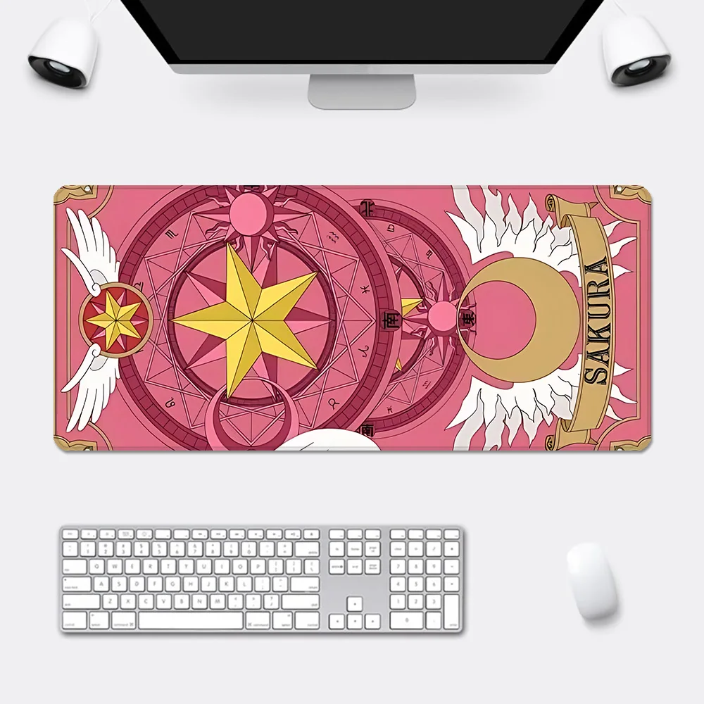 C-Cardcaptor Sakura Magic Circle Коврик для мыши HD Печать Компьютерные геймеры Запирающийся