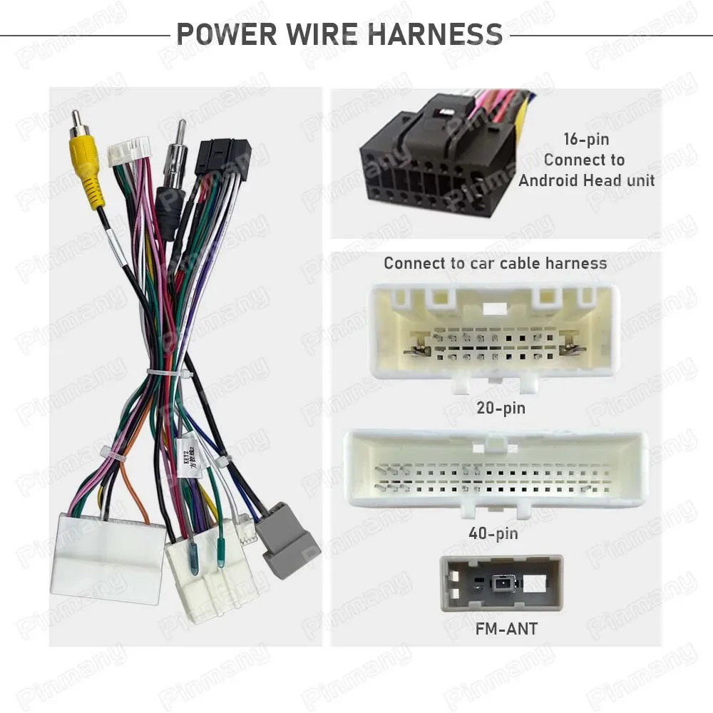 

Установить послепродажное обслуживание, автоматический стерео радиокабель, жгут проводов питания, аудиоразъем, адаптер CAN-шины для Nissan Rogue X-Trail Qashqai