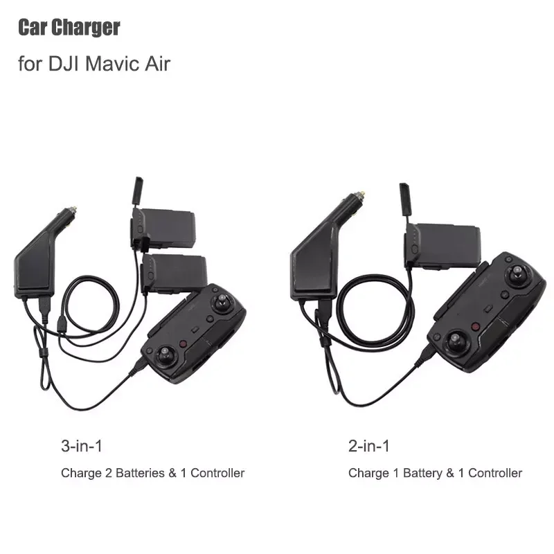 

Charger For DJI Mavic Air Intelligent Battery Charging Hub Mavic Air Car Connector USB Adapter Multi Battery Car Charger