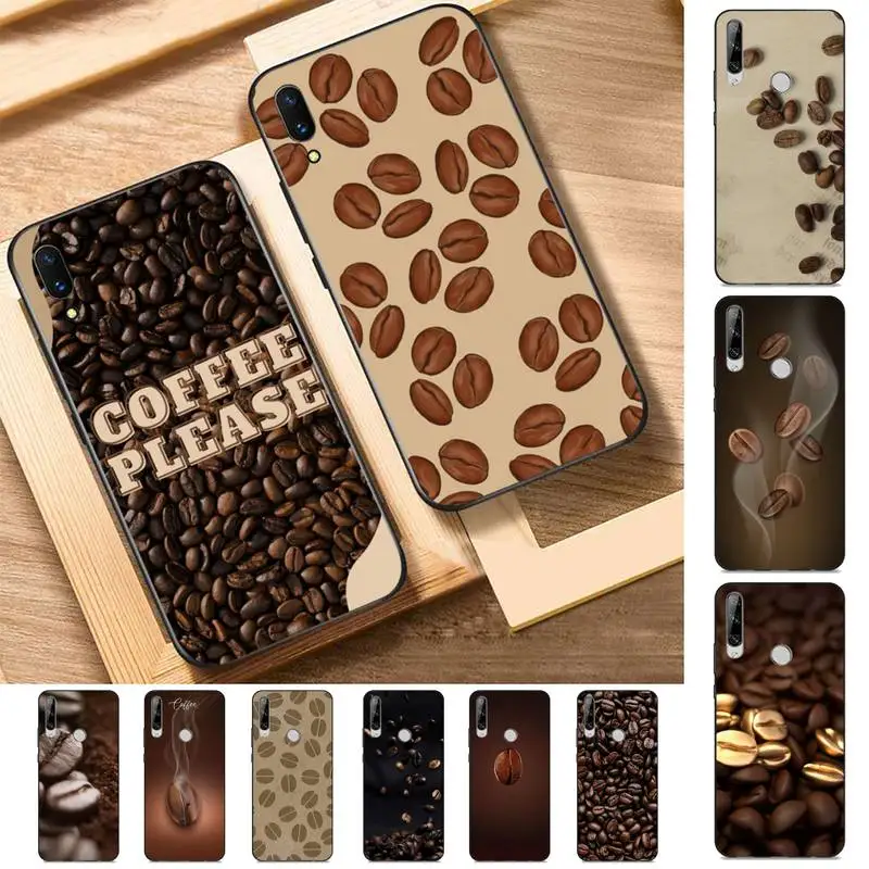 

Coffee beans Phone Case for Huawei Y 6 9 7 5 8s prime 2019 2018 enjoy 7 plus