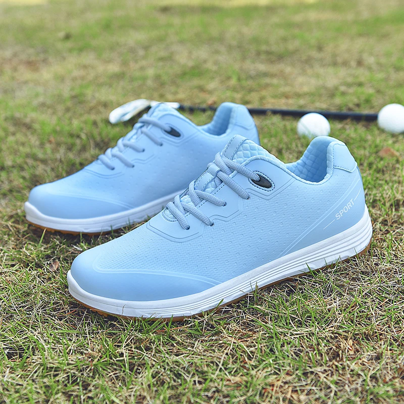 Professional Men's Golf Shoes Waterproof Grass Walking Shoes Nail-free Non-slip Sports Shoes Fashion Comfortable Golf Sneakers