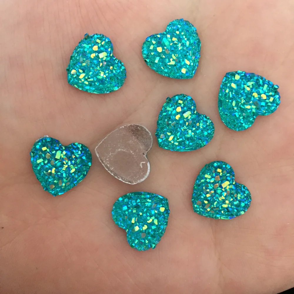 200 шт. AB Смола 12 мм Bling Sweet Heart Flatback узоры из страз DIY Свадебные драгоценные камни |