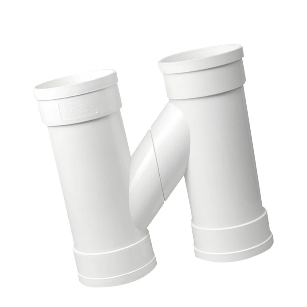 

Durable Home Discharge H Pipe Practical PVC Joint Downpipe Hose Deodorant Drainer Pipe (75x75x75cm)