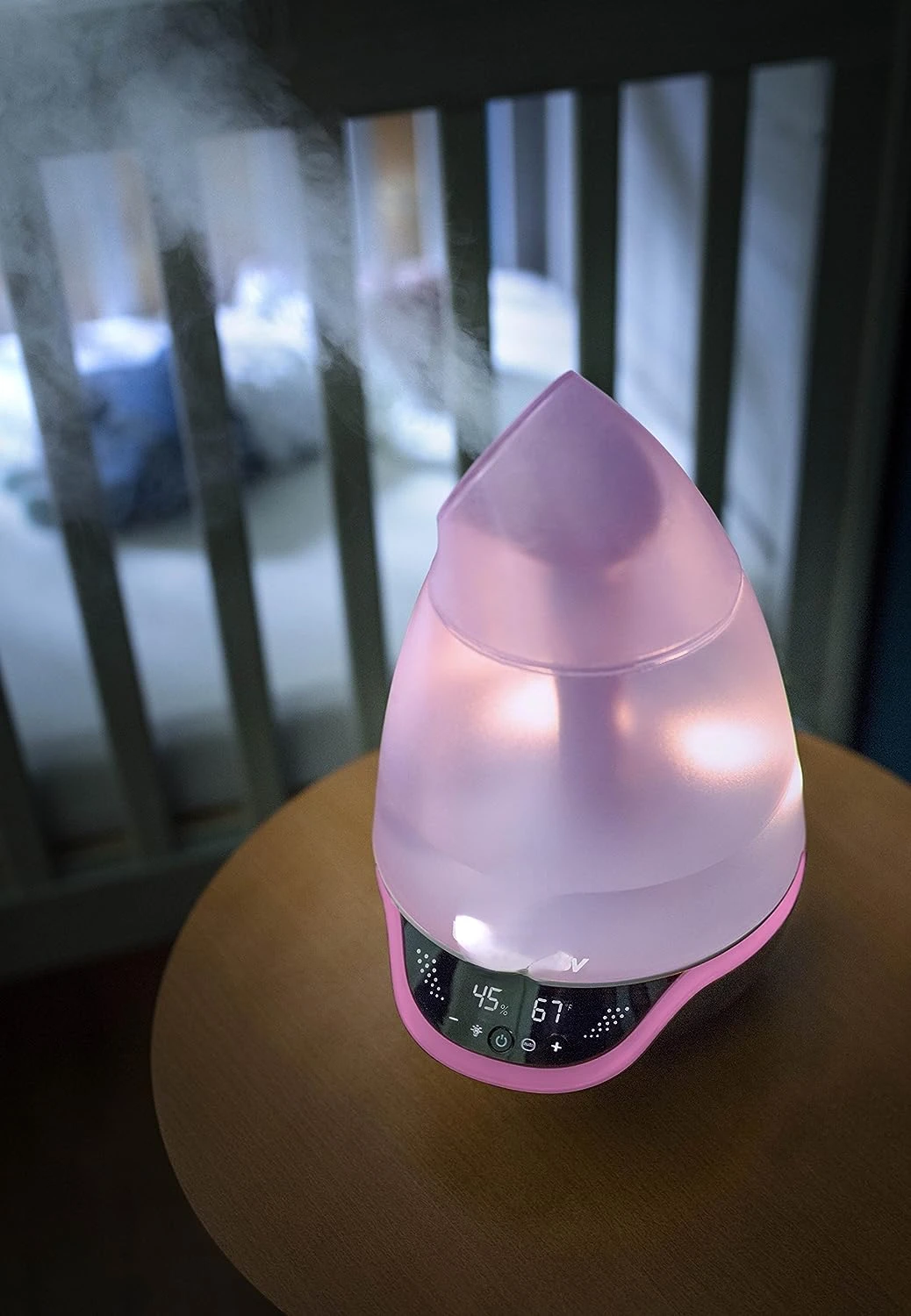 

Plus Cool Mist Humidifier 3-in-1 Humidity Control, Multicolored Night Light & Essential Oil Diffuser Easy Use and Care (NO F