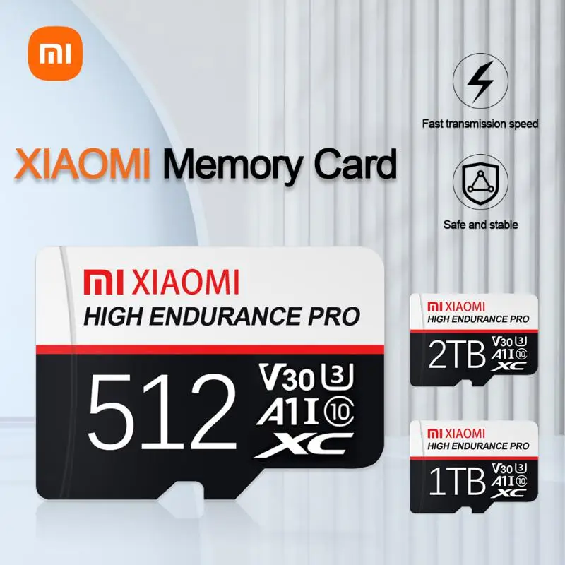 

Xiaomi Micro 2TB SD Memory Card TF/SD Card 1TB 512GB 256GB V30 MicroTF sd Class10 UHS-1 Flash Ultra 128GB For Camera Phone