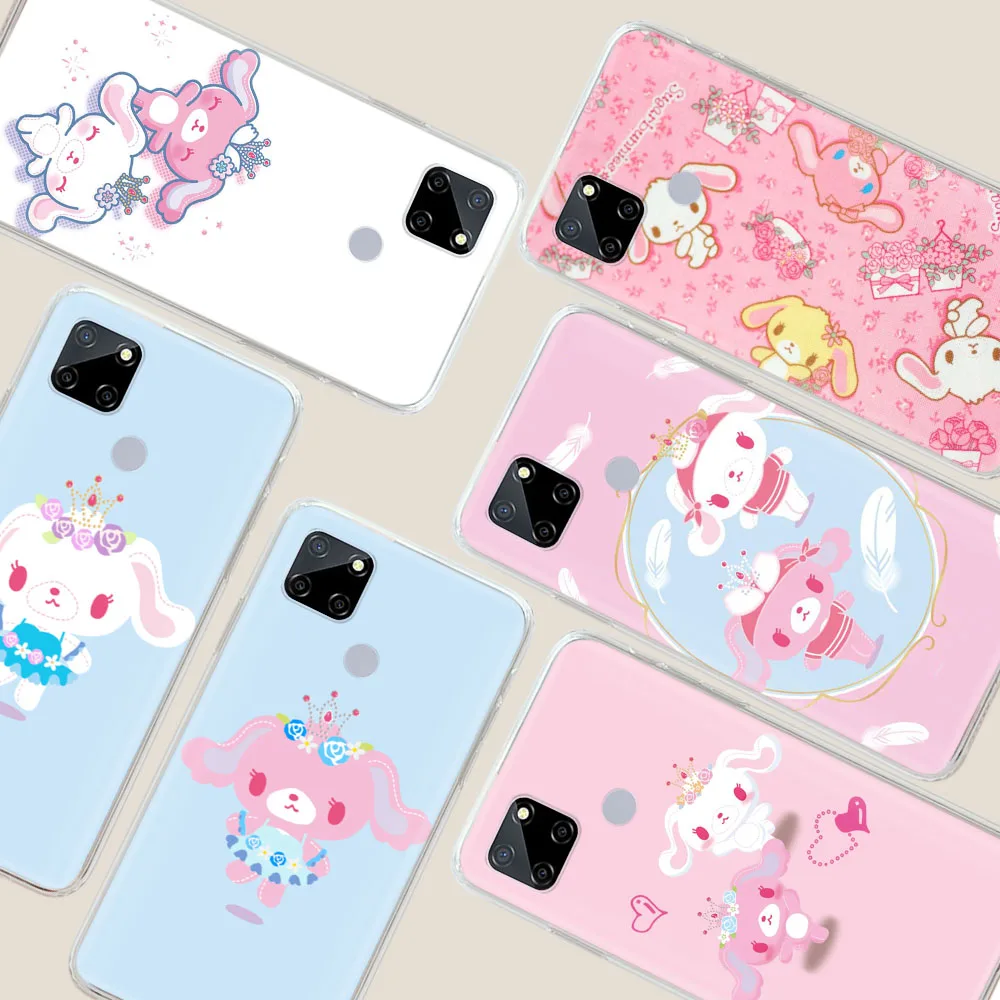 Прозрачный чехол для телефона Paupipo SugarMinuet Realme Narzo 50a 50 50I 20 30A Prime 10 9 C30S C35 C55 Plus